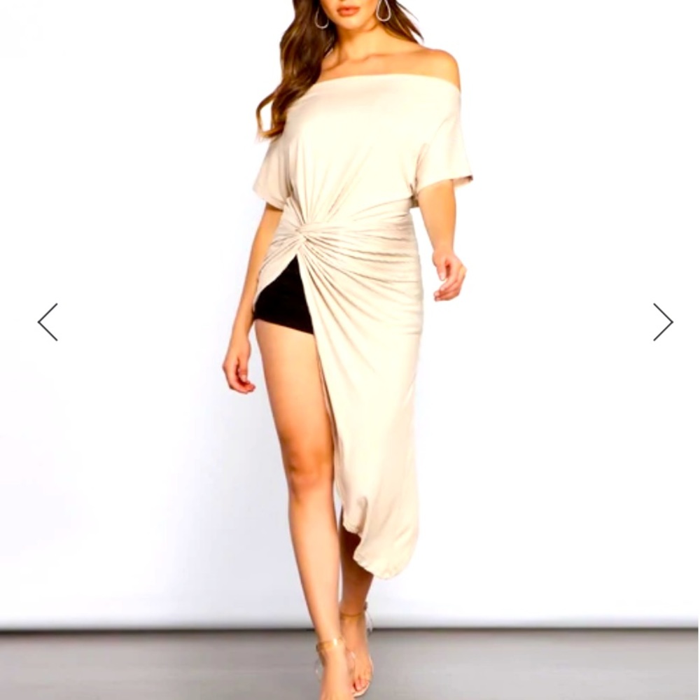 Off The Shoulder Asymmetrical Top